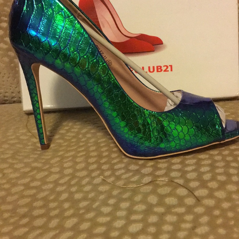 Mermaid high heels